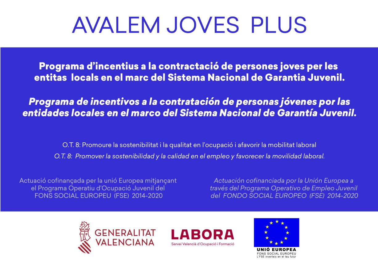 Cartel EMPUJU - Ayuntamiento de Beneixama